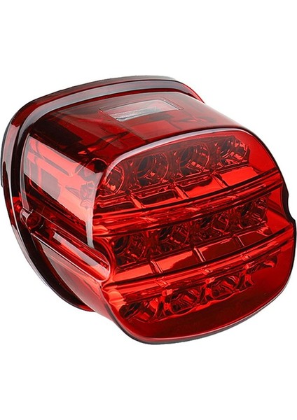Motosiklet Kırmızı LED Fren Kuyruk Işık Plaka Arka Lambası Için Harley Dana Yol Kral Electrolux 99-17 Fxdl (Yurt Dışından)