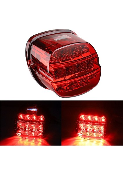 Motosiklet Kırmızı LED Fren Kuyruk Işık Plaka Arka Lambası Için Harley Dana Yol Kral Electrolux 99-17 Fxdl (Yurt Dışından) modelleri