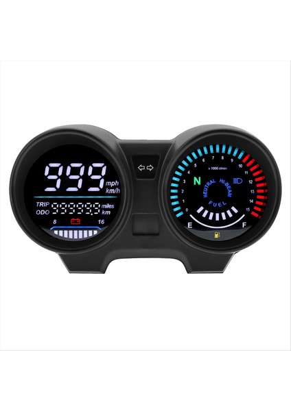 Motosiklet Kilometre Saati Dijital LED Panel Takometre Brezilyalı Titan 150 Honda CG150 FAN150 2010 2012 Beyaz (Yurt Dışından)