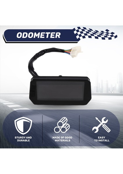 Motosiklet/elektrikli Scooter Denetleyicisi Için LCD Ekran Gösterge Hız Göstergesi (Yurt Dışından) indirimleri