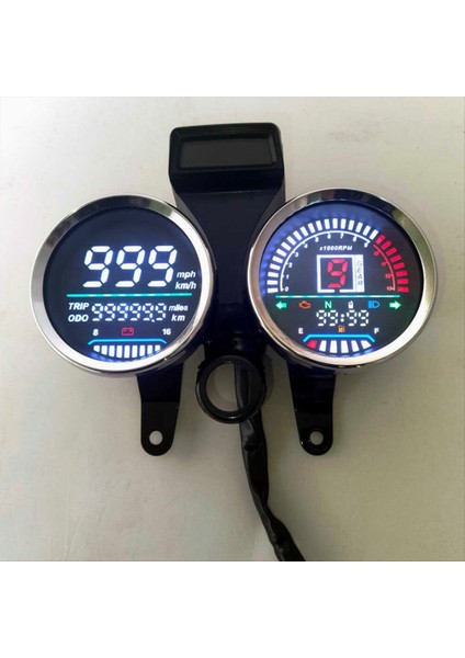 Motosiklet Kilometre Saati Takometre Suzuki GN125 125CC 150CC Enstrüman Montaj LED Dijital Kilometre Sayacı Çift Ölçer (Yurt Dışından) modelleri