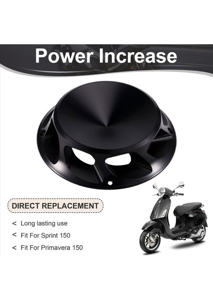 Motosiklet Aksesuarları Motor Kapağı Fan Kapağı Koruyucu Radyatör Guard Vespa SPRINT150 Sprint Primavera 150 Siyah (Yurt Dışından) fırsatları
