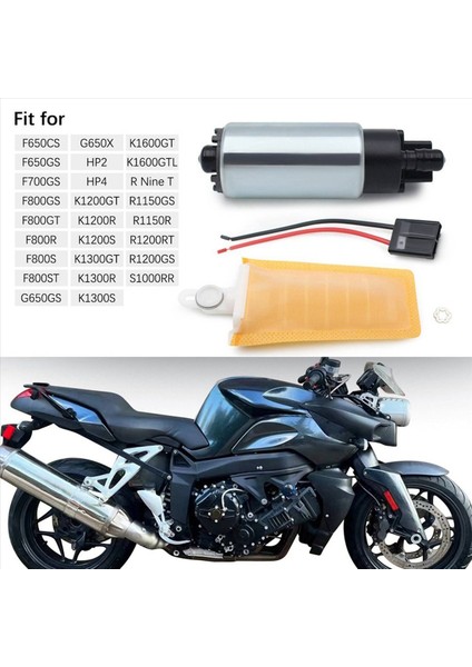Motosiklet Yakıt Pompası Bmw K1200GT K1200R K1200S K1300GT K1300R K1300S K1600GT F650GS F800R Motosiklet Aksesuarları (Yurt Dışından) modelleri
