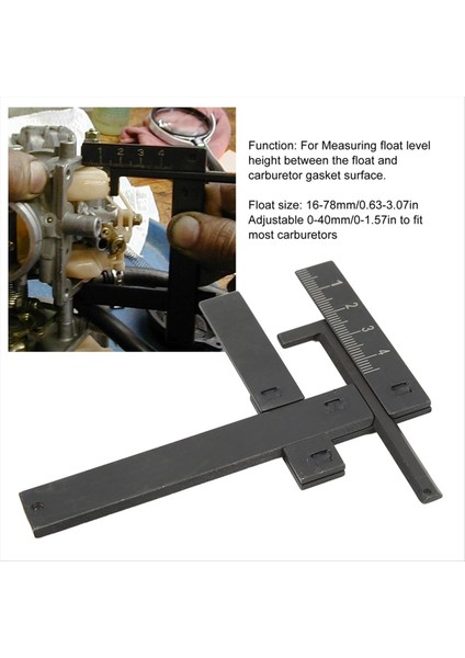 Karbüratör Seviye Göstergesi Metrik Ekran 0-40MM Ayarlanabilir Çelik Çoğu Motosiklet Için Carb (Yurt Dışından) fiyatları
