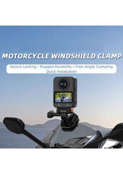 Flymıle Motosiklet Eylem Kamera Yatağı Klip Eylem 5 Pro / Osmo 360 Eylem Kamera Aksesuarları (Yurt Dışından) fiyatları