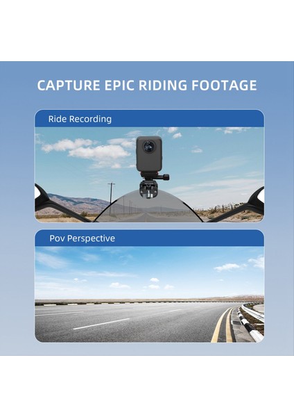 Flymıle Motosiklet Eylem Kamera Yatağı Klip Eylem 5 Pro / Osmo 360 Eylem Kamera Aksesuarları (Yurt Dışından) modelleri