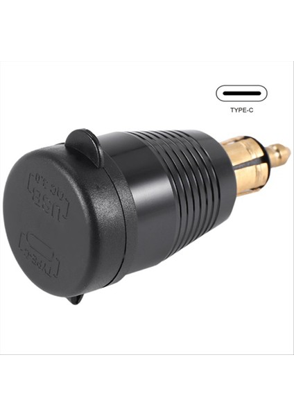 2 Takım Motosiklet Dın Fişi Su Geçirmez Şarj Cihazı Qc3. 0 USB Şarj Aleti ve Tip C 30W Güç Teslimat Adaptör Soketi (Yurt Dışından) fiyatları