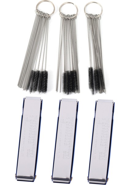 3 Takım Karbüratör Karbon Jet Temizleyici Tel Torç Ucu Temizleyici Aracı Iğneler Fırçalar Temizleme Aracı Takımı Motosiklet Moped Kaynakçı Carb (Yurt Dışından)