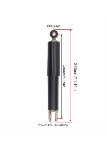 Amortisör 1 Çift 260MM Motosiklet Ön Amortisörler Struts Alaşımlı Çelik Gy6 125 50‑150CC Scooter (Yurt Dışından) modelleri