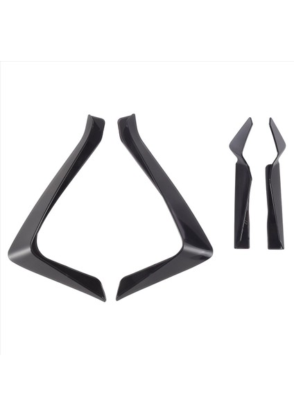 Motosiklet Aksesuarları Hava Deflector Honda X-Adv 750 Bacak Fairing Rüzgar Deflektörü Yan Cam Duman Gri (Yurt Dışından)