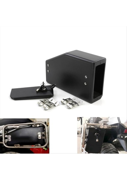 Motosiklet Saklama Kutusu Araç Kutusu Yan Bağlantı Parçası Için Tuşları ile Bmw R1200GS R1250GS Benelli TRK502 (Yurt Dışından) modelleri