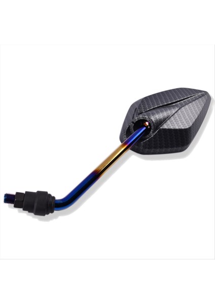 Motosiklet 7/8 Inç 10MM Gidon Dikiz Aynası Karbon Fiber Yan Ayna Evrensel Geri Ayna (Yurt Dışından) indirimleri