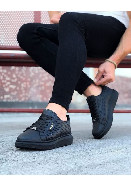 Kömür Delikli Erkek Yüksek Taban Ayakkabı fiyatları