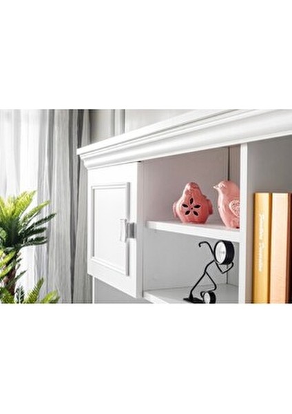 Casper Genç Odası Takımı Yonga Levha Malzemeden 4 Parça Beyaz Renkli Set