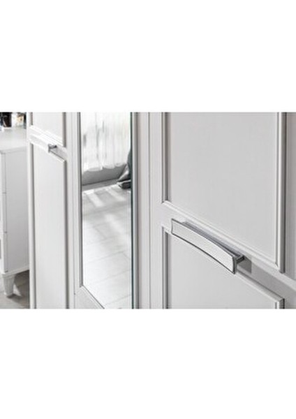 Casper Genç Odası Takımı Yonga Levha Malzemeden 4 Parça Beyaz Renkli Set