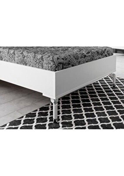 Daffy White Genç Odası Takımı Yonga Levha Malzeme ile 5 Parça Modern Tasarım