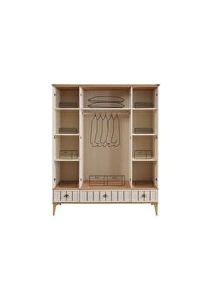 Nobel Genç Odası Takımı Yonga Levha Malzemeden 4 Parça Modern Tasarım