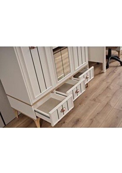 Nobel Genç Odası Takımı Yonga Levha Malzemeden 5 Parça Modern Tasarım