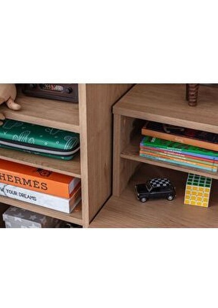 Granna Genç Odası Takımı Yonga Levha Malzeme ile 2 Kapılı 5 Parça Takım