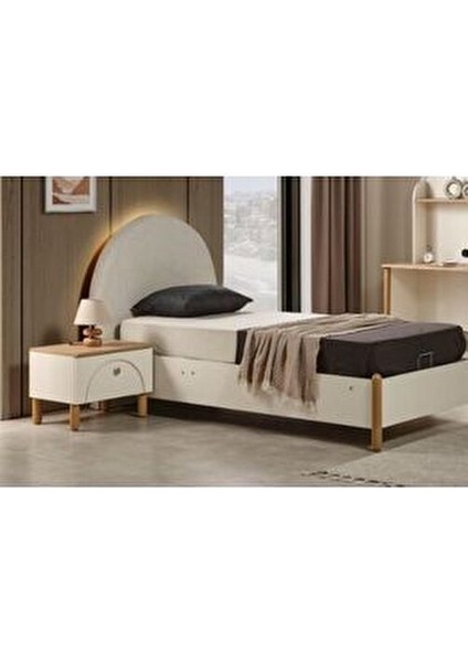 Bohem Genç Odası Takımı Yonga Levha Malzemeden 4 Parça Modern Tasarım