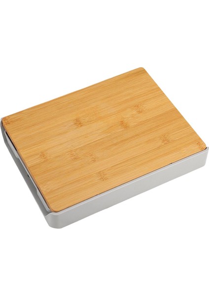 Açı Yurt Yemek Hazıığı Için Depolama Kabı ile Bambu Tahtası (Yurt Dışından)