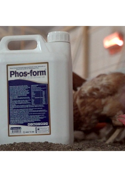 royal ilaç royal phos form kanatlılarda gagalama, amino asit desteği ile gelişim 5 lt modelleri