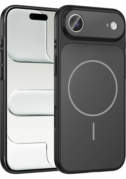 iPhone 17 Air Kılıf M-Safe Şarj Özellikli Kamera Korumalı Kapak Ryc / Formen