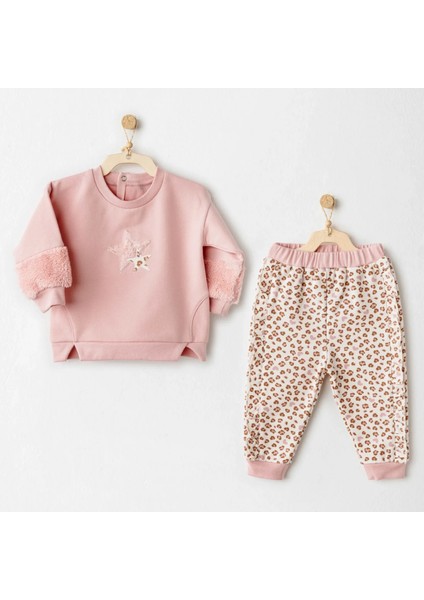Andywawa AC26233 Little Leopard 2'li Takım Pink