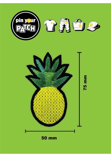 Ütü ile Yapışan Yama 7053 Ananas fiyatları