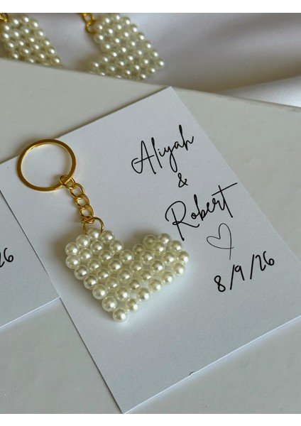 Kalpli Incili Anahtarlık 20 Adet Hediyelik fiyatları