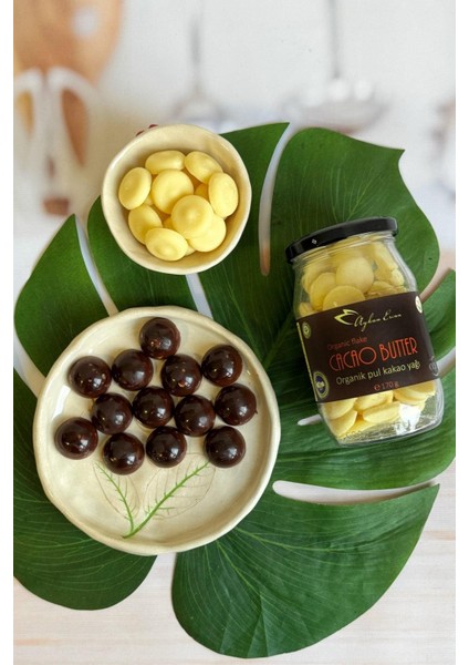 Organik Cacao Butter Wafer Flake Pul Kakao Yağı 80 G