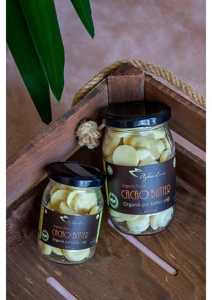Organik Cacao Butter Wafer Flake Pul Kakao Yağı 80 G