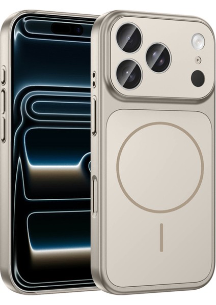 iPhone 17 Pro Kılıf Şarj Destekli Selvra Kamera Korumalı Kapak