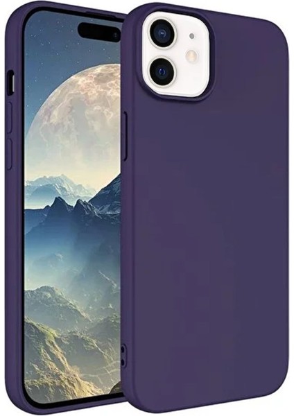 iPhone 12 Kılıf Esnek Yapılı Ince Standart Ruber Kapak Ryc/first