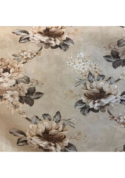 Döşemelik Kumaş-Yıkanabilir Kumaş-Dijital Baskılı-Çiçek Desenli Koltuk Kumaşı