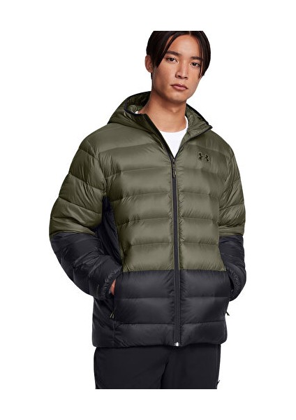 Legend Down Hooded Jacket Erkek Outdoor Montu 1385837-390 Haki