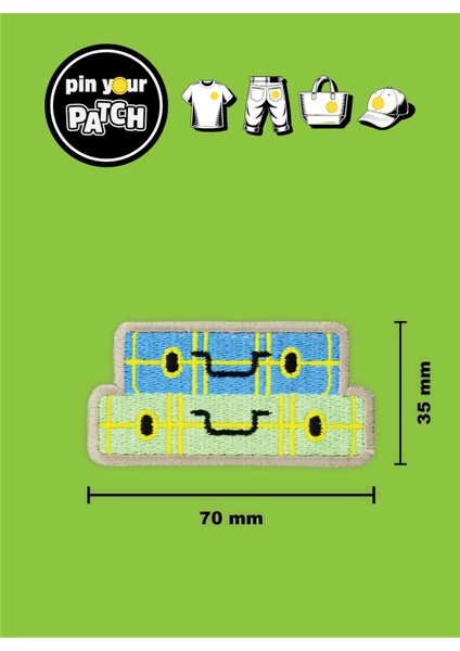 Ütü ile Yapışan Yama 7049 Sevimli Valizler fiyatları