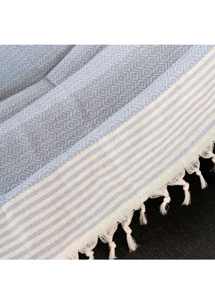 Naturel Koltuk Örtüsü/şalı Açık Mavi fiyatları