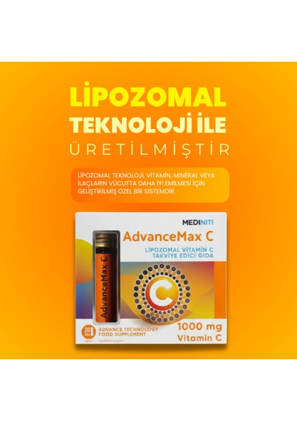 Lipozomal C Vitamini 10 ml x 20 Shot fiyatları