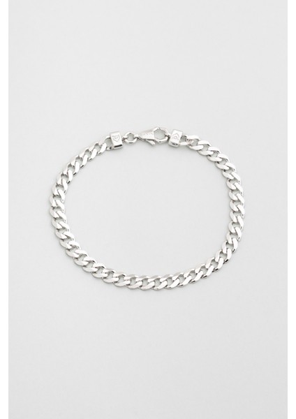 Kronos Gümüş Erkek Zincir Bileklik