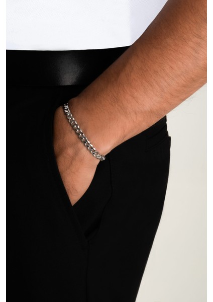 Kronos Gümüş Erkek Zincir Bileklik fırsatları