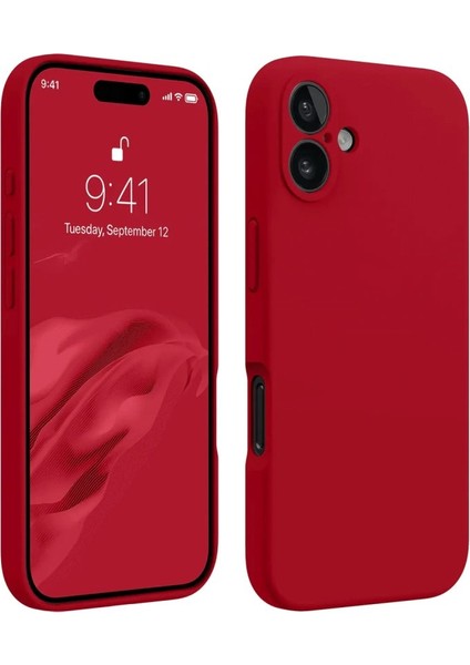 iPhone 16 Plus Kılıf Esnek Yapılı First Silikon Kapak