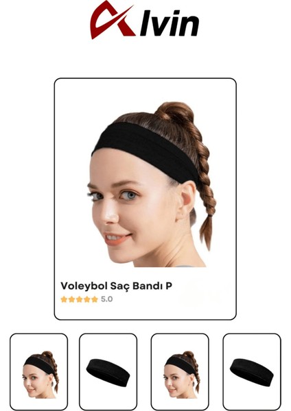 Voleybol Spor Seti - Dizlik, Elik, Saç Bandı, Bilek Havlusu Ve Uzun Çorap İle Tam Takım