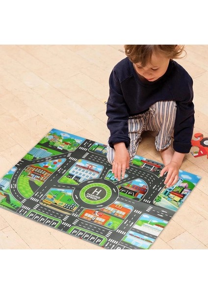 Buğz Çocuk Oyun Matı (Mutlu Şehir Hayatı)