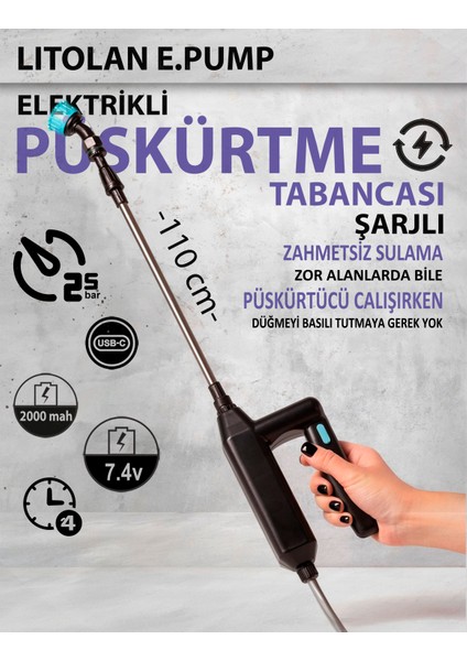 10 Lt. Şarjlı ilaçlama pompası, Zirai Ilaçlama, Sulama Elektrik Pompası, Omuz Tipi fiyatları