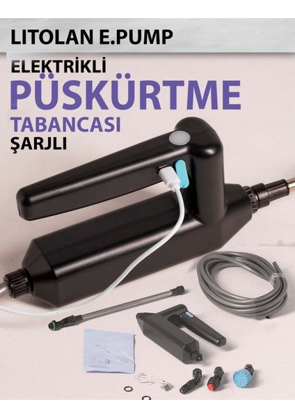 10 Lt. Şarjlı ilaçlama pompası, Zirai Ilaçlama, Sulama Elektrik Pompası, Omuz Tipi modelleri