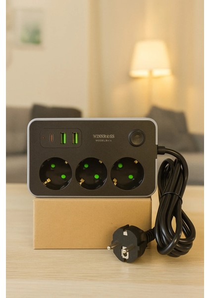 Wınnboss 3 Type-C + USB Termal Akım Korumalı Uzatma Kablosu – Model 3414