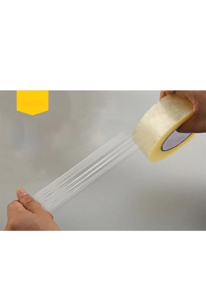 Koli Bandı 45 mm x 100 mt Şeffaf Güçlü Yapışkanlı Kopmayan Bant Bandı (12 Adet) fiyatları