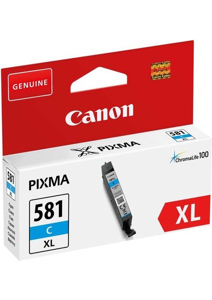 CLI-581XL-2049C001 Mavi Yüksek Kapasiteli Orijinal Kartuş