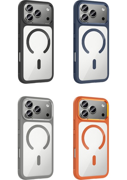 iPhone 17 Pro Max Magsafe Şarj Özellikli Metal Kamera Çerçeveli Alovra Kılıf fırsatları